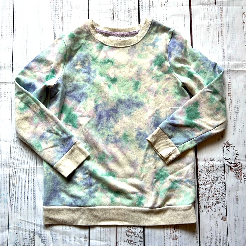 Girl’s Watercolor Sweatshirt Sz 12